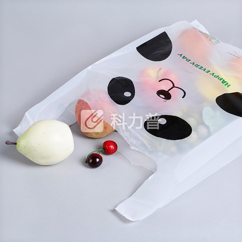 美丽雅 8号熊猫袋48*43cm*40只 手提背心购物袋垃圾袋塑料袋散装食品打包袋