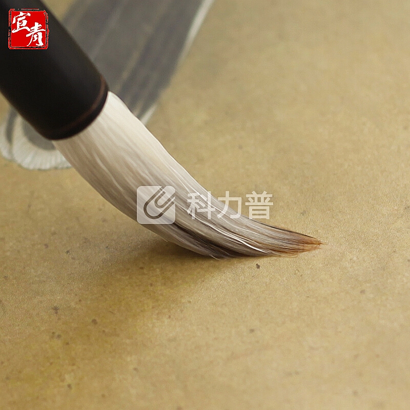 宣青 毛笔羊毫 精制大长流书法国画毛笔 学生成人书法练习单支装 MCCA5012