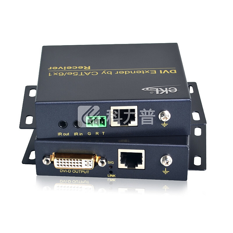 eKL DE70 DVI延长器70米 单网线dvi信号放大器转RJ45传输器