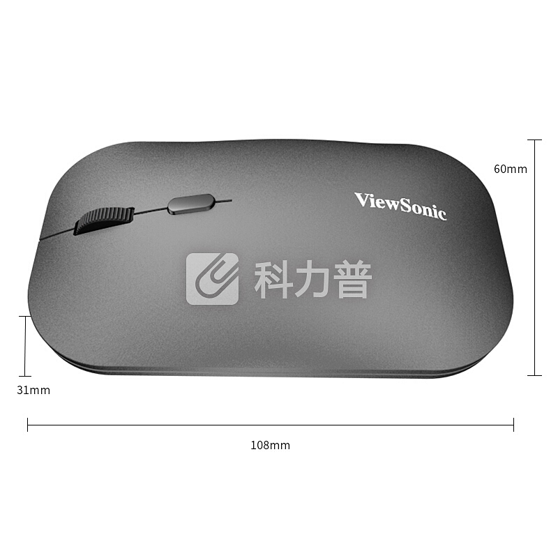 优派 ViewSonic MW280可充电无线鼠标男女生台式电脑办公家用笔记本无限锂电池可爱无线鼠标
