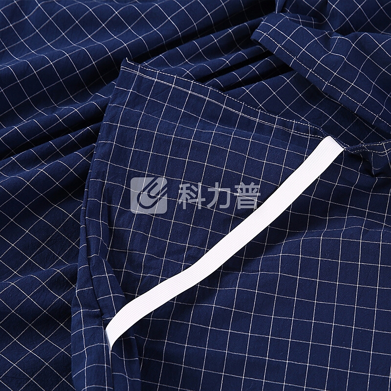 欣沁 纯棉旅行隔脏睡袋旅行用品色织水洗棉旅游轻便携式酒店宾馆床单 1.8*2.1m 藏青小格