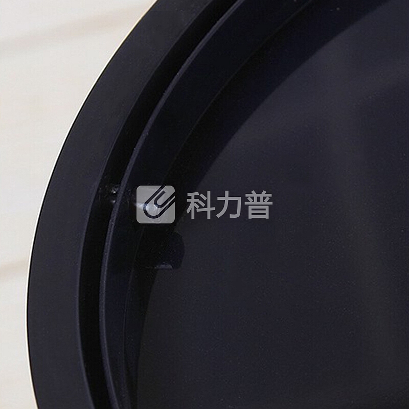 意尔嫚 摇盖垃圾桶 家用带盖木纹圆形垃圾桶客厅厨房卫生间厕所垃圾桶办公室纸篓塑料翻盖垃圾桶 浅木纹