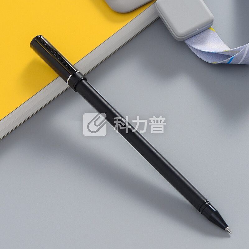 英雄(HERO)A206黑色金属0.5mm学生文具中性笔 签字笔 水笔三支装