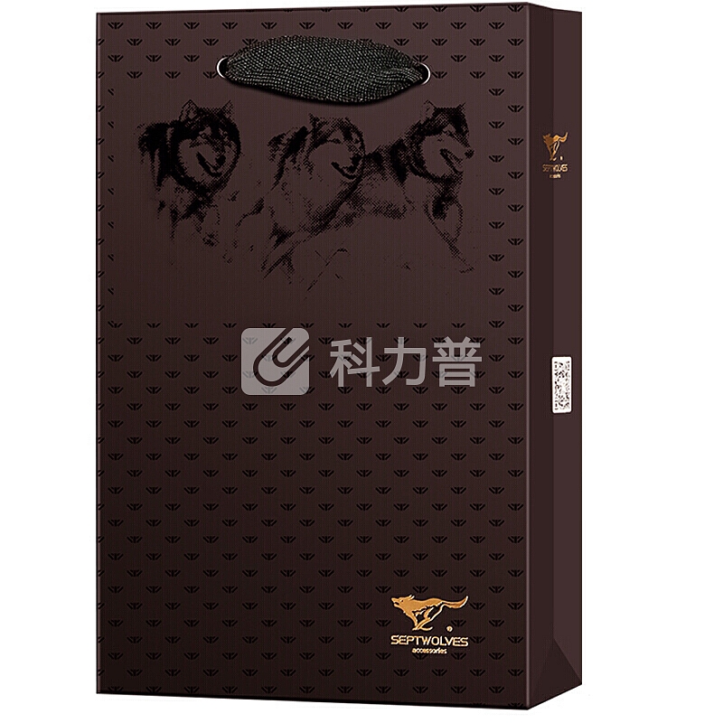 七匹狼 七匹狼钱包手提袋-棕色(赠品勿拍)