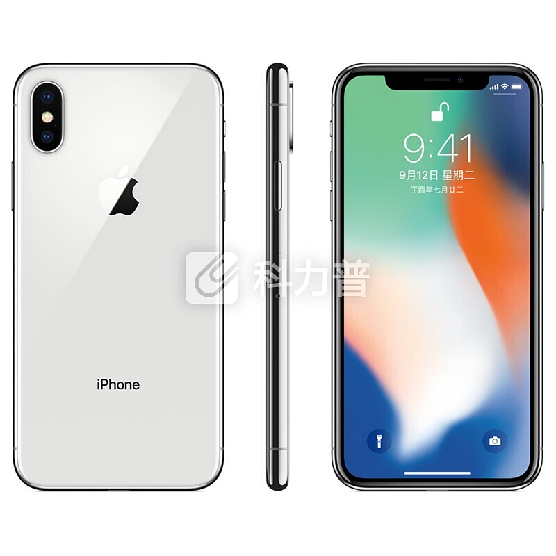 Apple 苹果 iPhone X 全面屏全网通4G智能手机 银色(64GB)