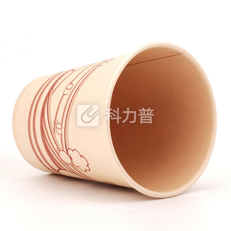 yekee 纸杯一次性加厚纸杯本色无漂白纸杯256ML250只JD-7140