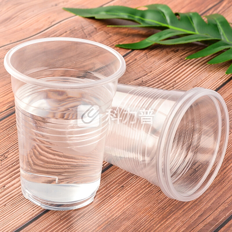 【京东超市】百草园 一次性塑料杯 240ml加厚透明塑杯一次性水杯 增厚塑杯100只装+赠送20只