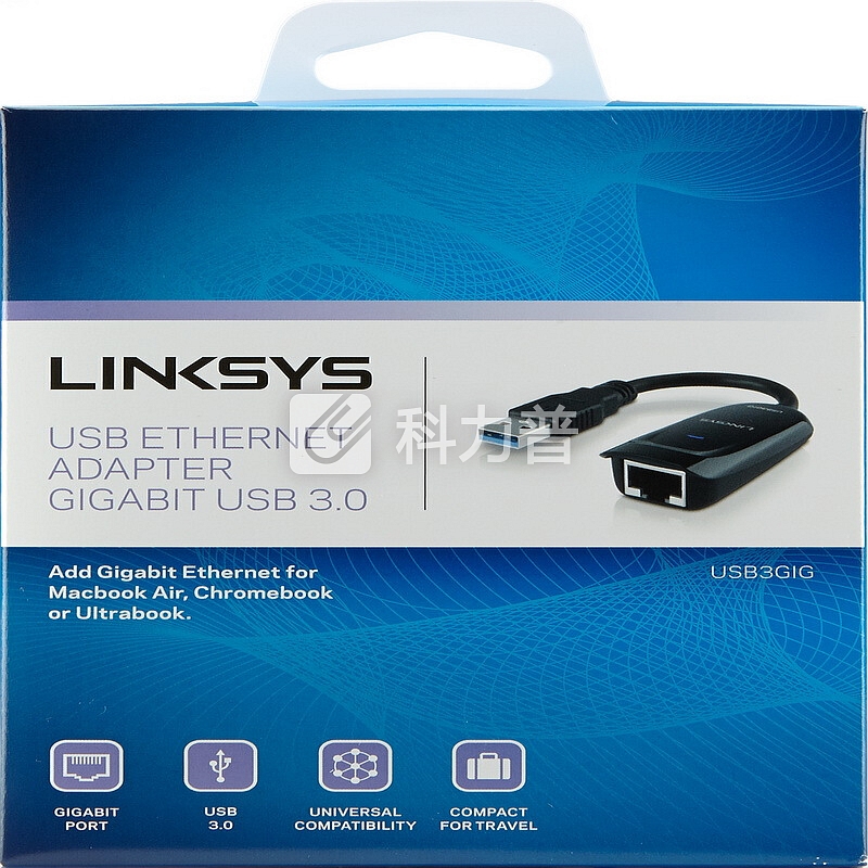 领势(LINKSYS)USB3.0转千兆以太网适配器 网口转换器笔记本外接网线