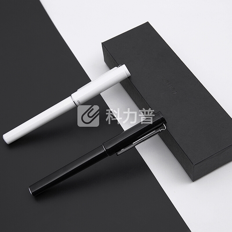 得力(deli)发现者宝珠笔会议签字中性笔 时尚白