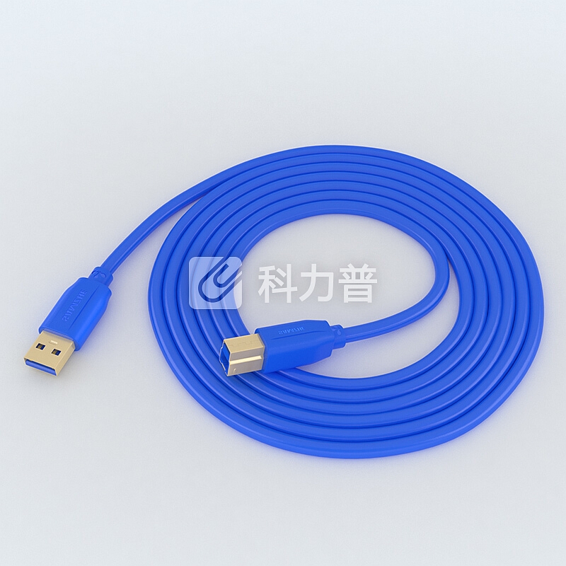 山泽(SAMZHE)USB打印机线 usb3.0方口打印高速数据线 A公对B公 AM/BM 方口移动硬盘盒数据线 1.5米 UK-815