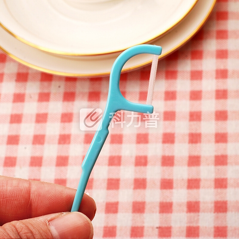 宜洁 牙线棒环一次性扁线牙签盒装50只装Y-9831