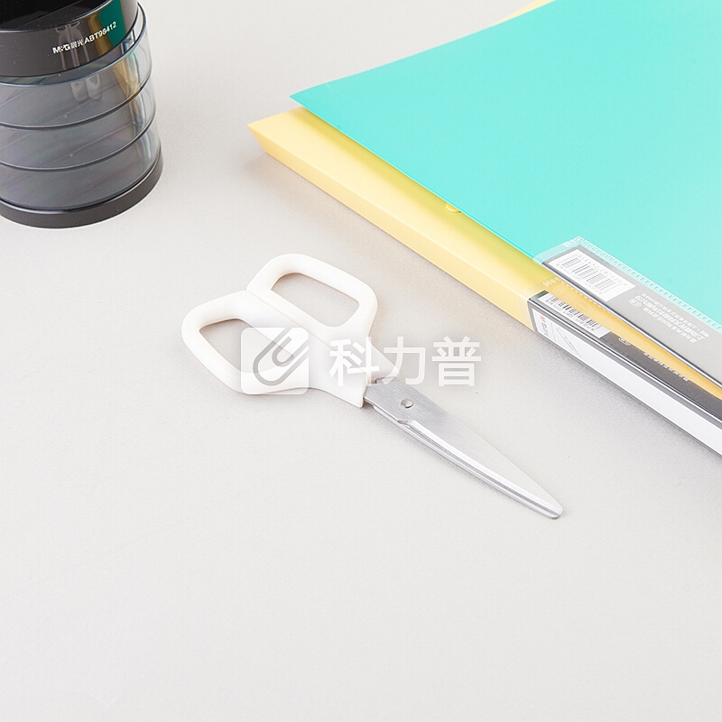 晨光 M＆G 晨光(M&G)优品系列175mm白色3D弧形防粘省力剪刀 单把装ASS91392 优品 175mm