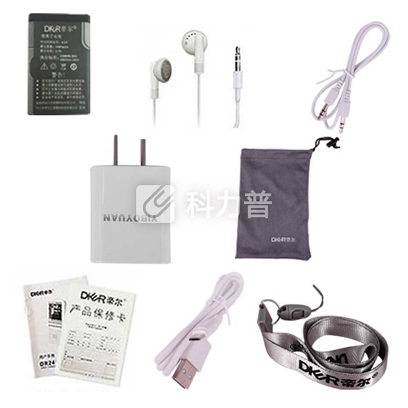 帝尔(DIER)DR18银色4G内存 抓词翻译视频复读机 可转录播放磁带光盘 支持下载 录音功能