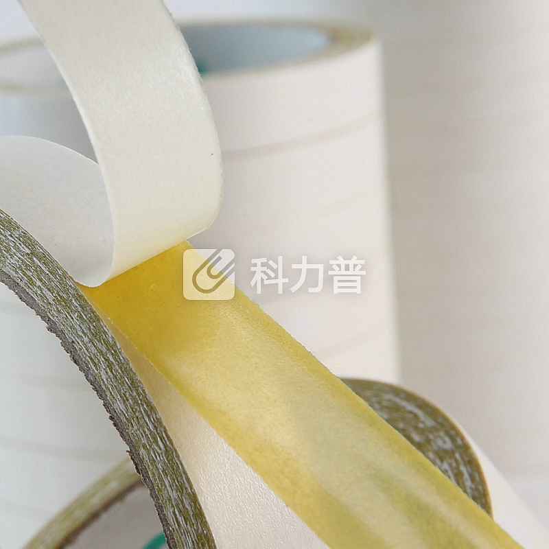 晨好(CH) 双面胶 黄油双面胶 黄油胶 强力 黄色 2.0cm 12个/筒