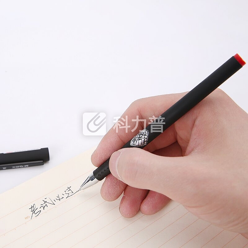 晨光 M＆G 晨光(M&G)孔庙祈福系列0.5mm黑色全针管防滑护套中性笔签字笔水笔 12支/盒AGPB0201 考试全针管A款黑0.5 12支