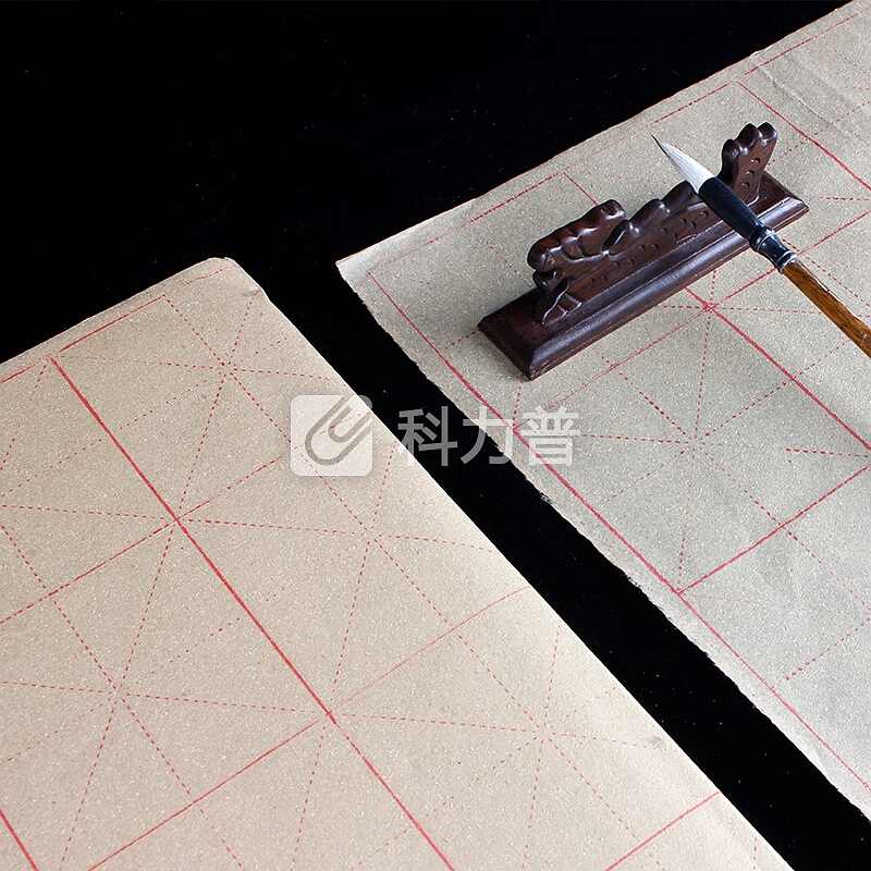 湖颖文房四宝毛边纸米字格毛笔书法 28格【9cm*28格50张】