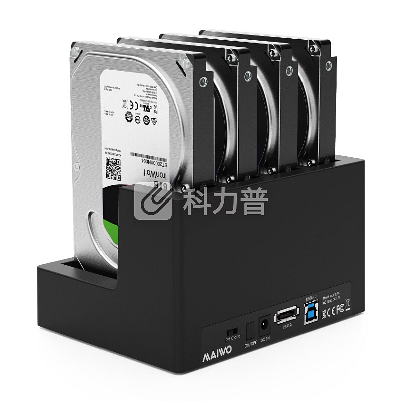 麦沃 MAIWO K3094A 硬盘底座 支持2.5/3.5i英寸串口机械/固态硬盘盒 硬盘拷贝机