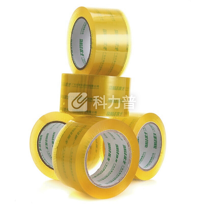 天章办公(TANGO) 探戈高品质透明封箱胶带打包胶带60mm*100y(91.4米/卷) 5卷装