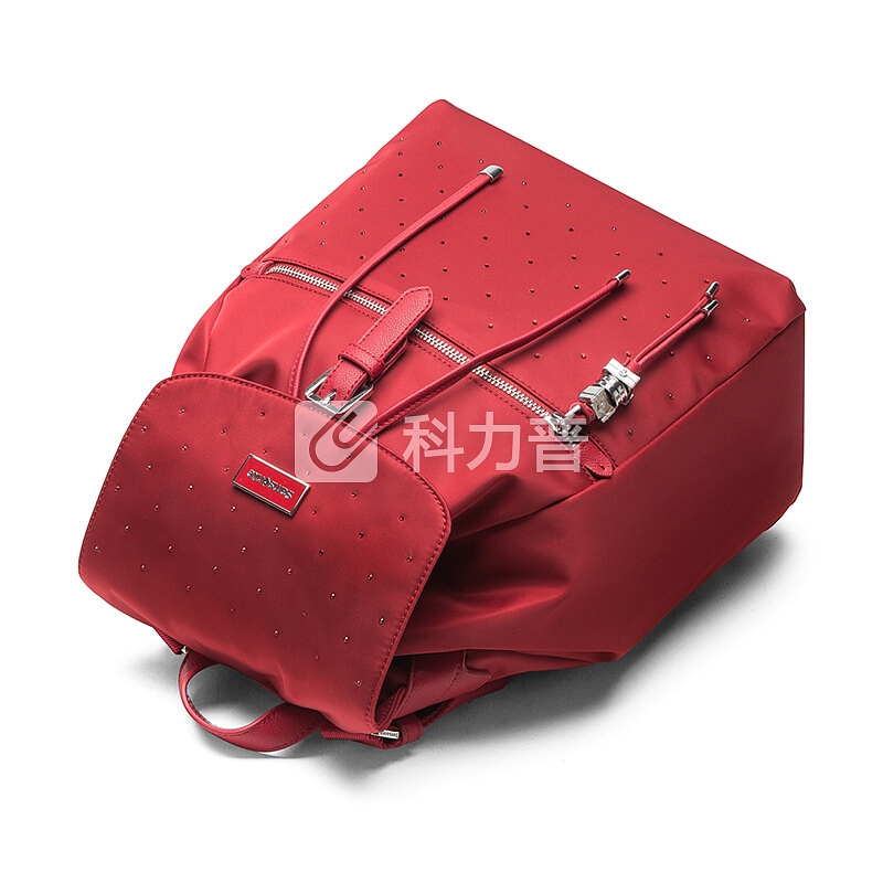 新秀丽/Samsonite时尚新潮女包13英寸 韩版学院小包时尚休闲双肩包34N*40109红色