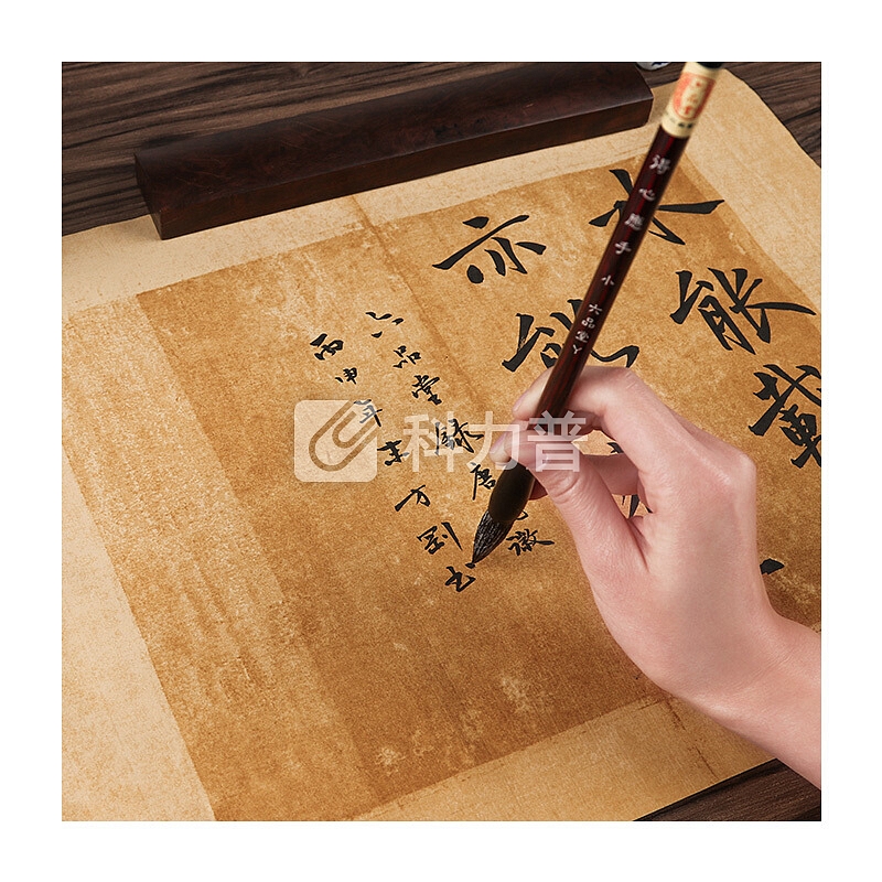 六品堂 得心应手初学狼毫书法羊毫国画毛笔狼羊兼毫大楷中楷小楷毛笔 文房四宝湖笔 中楷 1支装