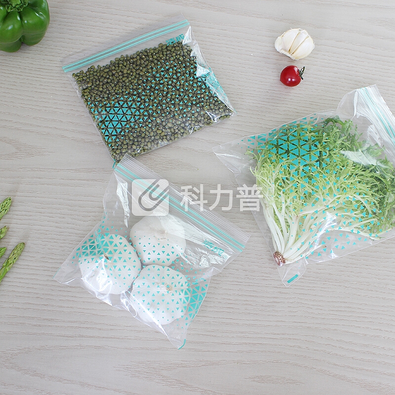 洁成 洁成三合一大中小号密实袋 保鲜袋密封袋收纳袋 防潮保鲜