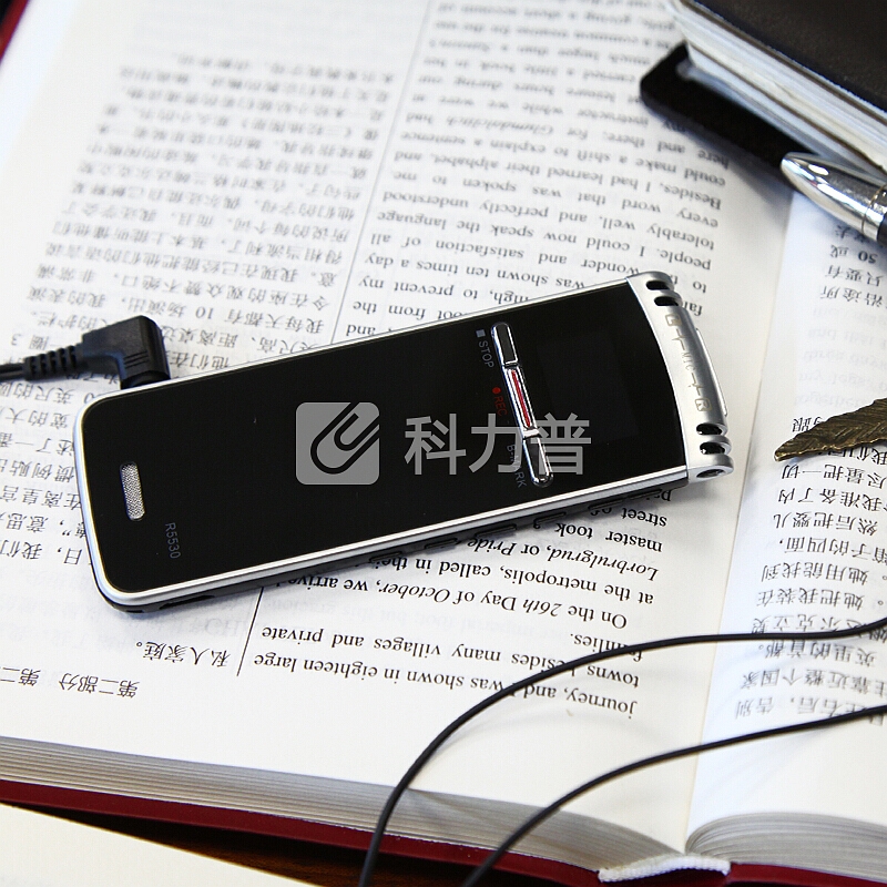 爱国者(aigo) 录音笔 R5530 16G 微型 专业高清远距降噪 MP3播放器 炫黑6.6mm轻薄机身 带背夹 黑色