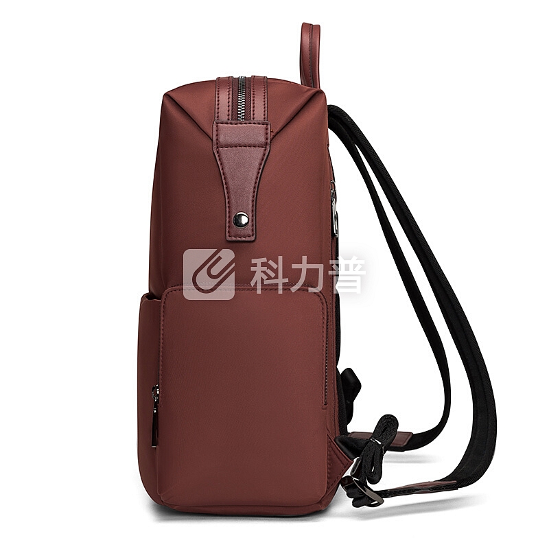 新秀丽明星同款电脑包双肩背包男女书包 Samsonite潮流旅行包TL3 紫红色