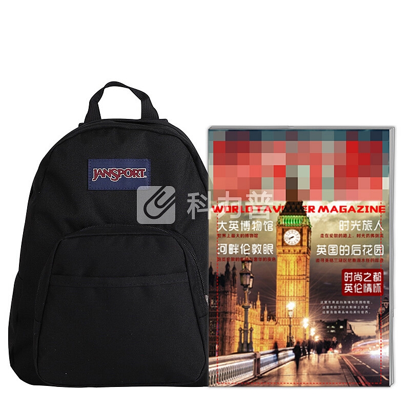 JANSPORT JANSPORT杰斯伯迷你儿童双肩包书包背包TDH6008黑色