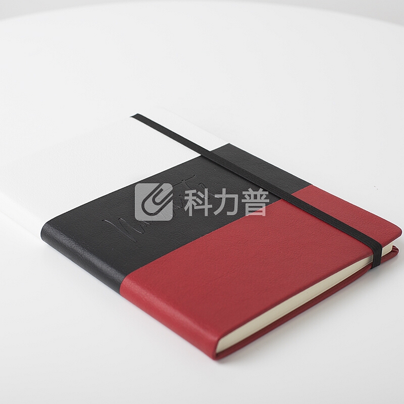信发(TRNFA)TN-PS939H A5记事本/拼色皮面时尚笔记本 清新文艺捆绳系商务日记本米黄纸(红白黑)