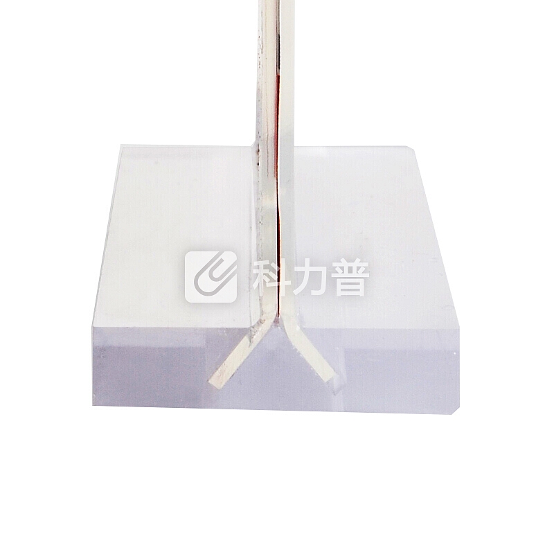 正彩(ZNCI)八角台签亚克力T型台卡会议牌/桌签牌/席卡座位牌/广告展示牌横式210*150mm 5120中号10个装