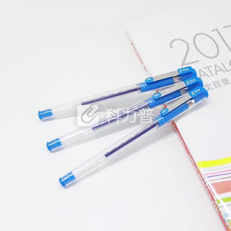 斑马 ZEBRA 日本斑马牌（ZEBRA）C-JJS1 真好中性笔 0.38mm 蓝色 10支装