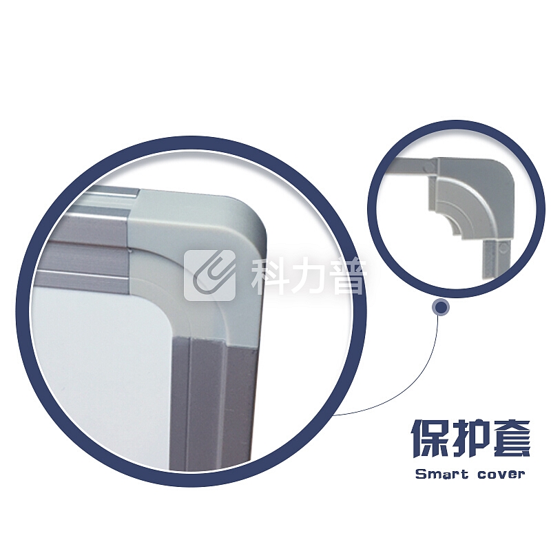 比比牛 60*90cm双面白板挂式 写字板学生家用 白板笔粉笔两用 启智WE-WG6090