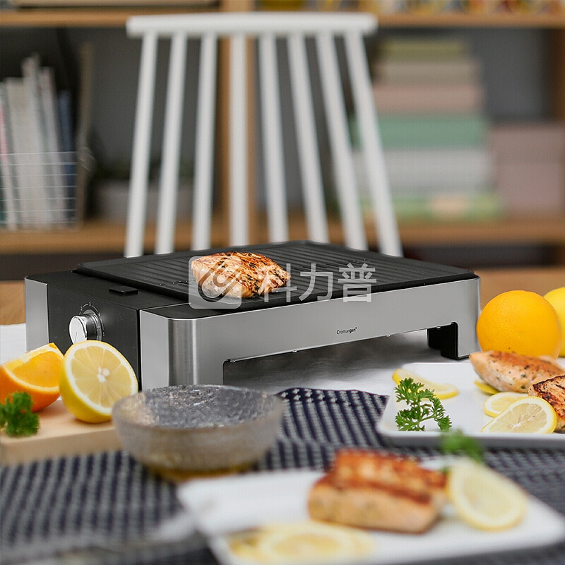 WMF 德国WMF福腾宝电烤炉烧烤炉不粘低油烟家用便携多功能室内户外BBQ 0415199911