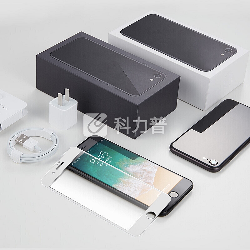 技光(JEARLAKON)iPhone7/8钢化膜 苹果7/8全屏全覆盖6D防爆防指纹高清玻璃手机贴膜 白色