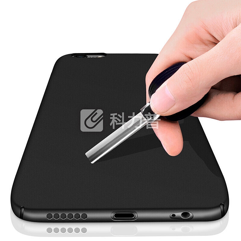 斯得弗(STRYFER)苹果6s/6Plus手机壳iPhone6s/6Plus保护套 全包防摔肤感硬壳 壳膜套装-黑色