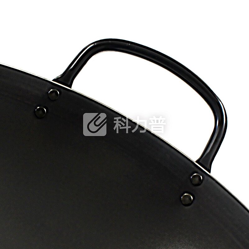 珍珠生活炒锅42cm日本进双耳铁锅无涂层熟铁加大炒菜锅H-8989