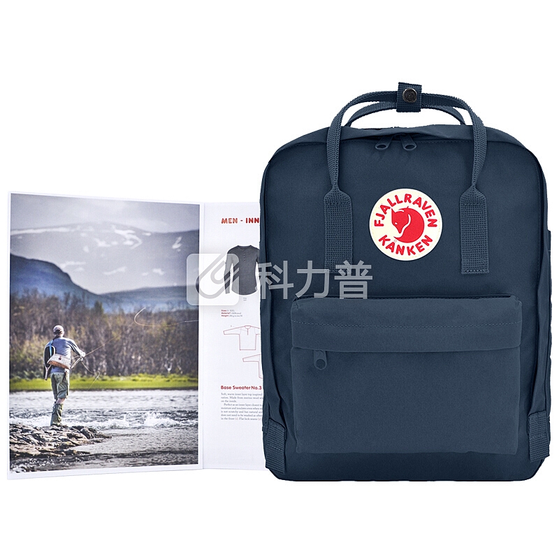 FJALLRAVEN 北极狐(Fjallraven) 防水耐磨背包 简约时尚休闲运动双肩包 Kanken Classic 23510 560海蓝16L