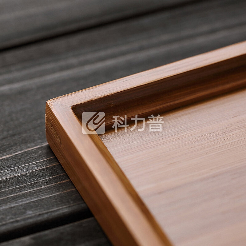 柯锐迩 长方形竹木托盘竹制茶盘日式托盘 居家酒店简约茶具水杯酒水托盘