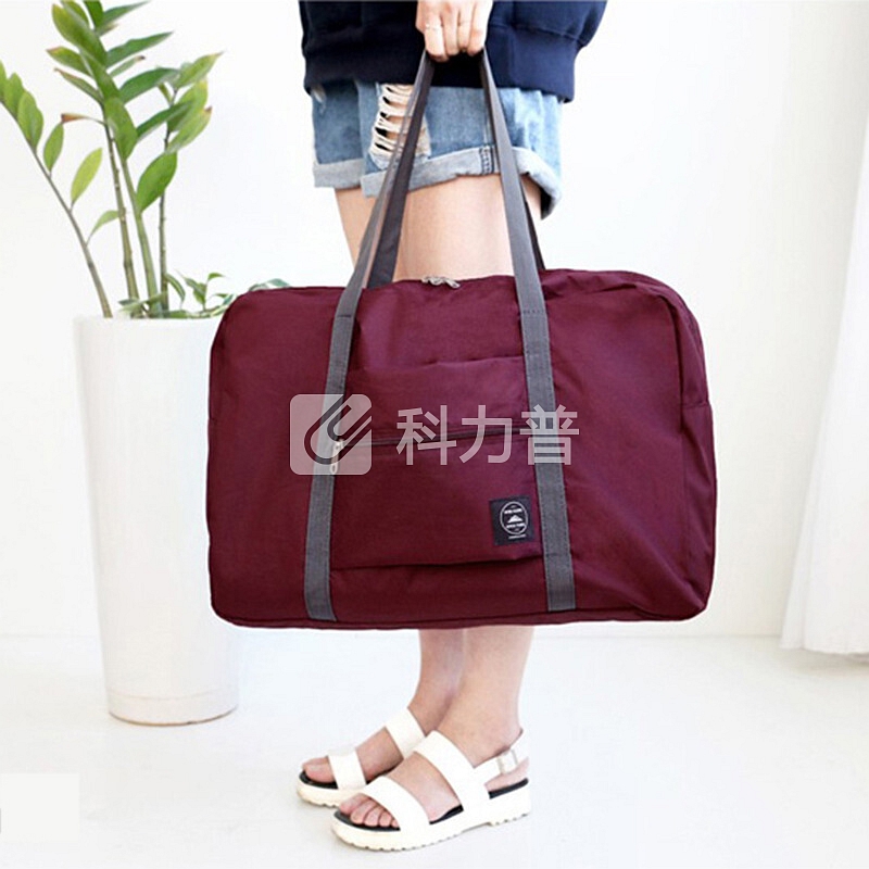 耶洛谜(yeluomi)旅行大容量行李包折叠收纳包挂拉杆箱手提包防水旅行包手提旅行袋Y58天蓝色