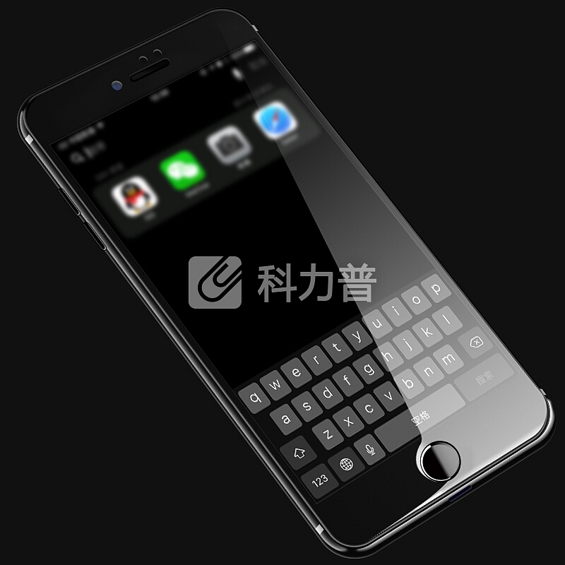 依斯卡(ESK) 苹果iphone8 plus/7 plus钢化膜【3D软边防碎边 全屏全覆盖】手机高清防爆保护贴膜 JM93黑