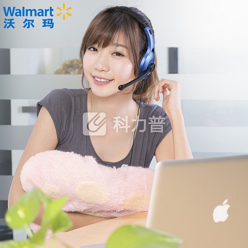 【沃尔玛】漫步者 头戴式立体声耳麦耳机 柔软贴耳 K800 2m