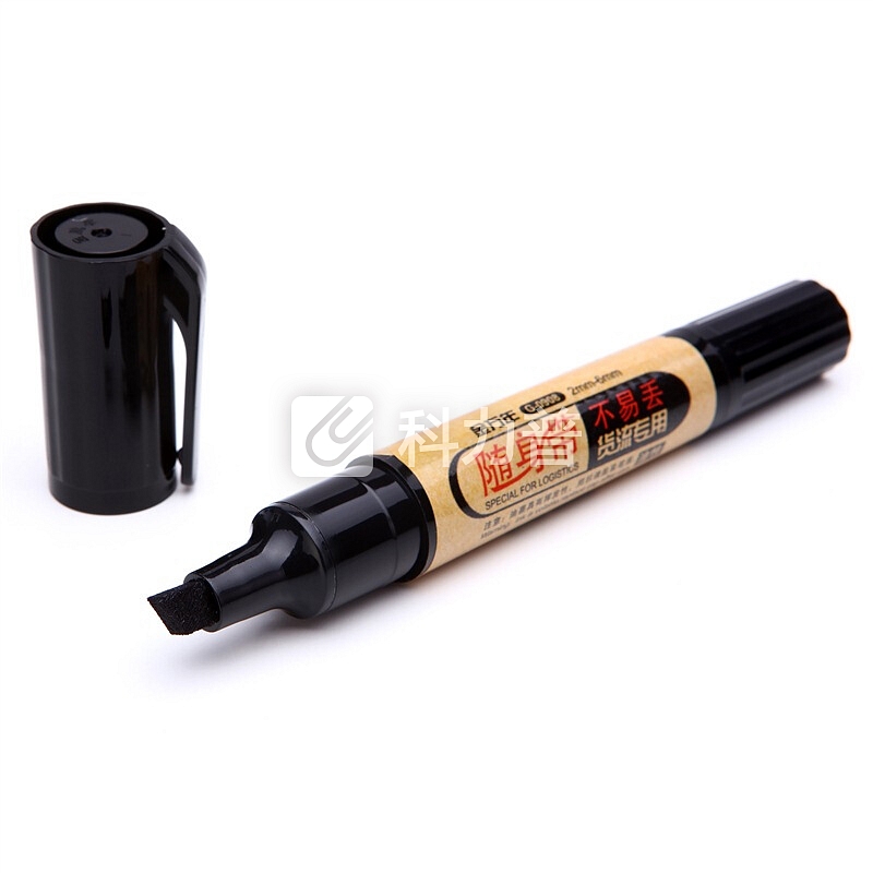 金万年(Genvana) 随身带大双头记号笔G-0908 (10支装)黑色