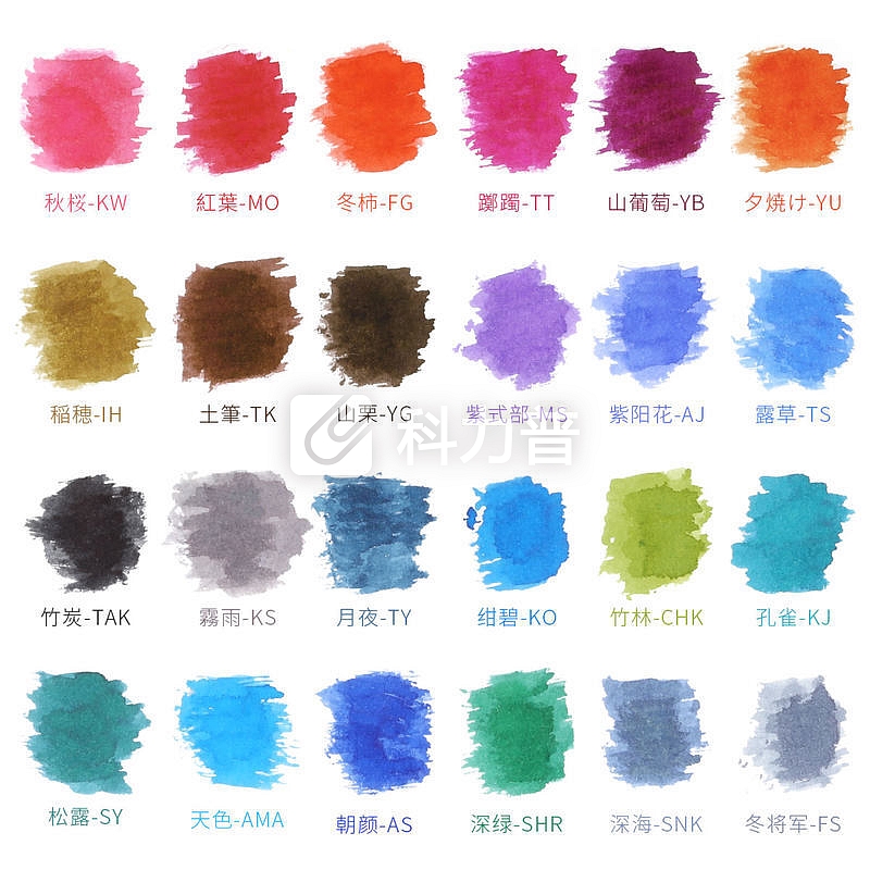日本百乐(PILOT)钢笔墨水彩墨 土笔 15ml INK-15-TK原装进口