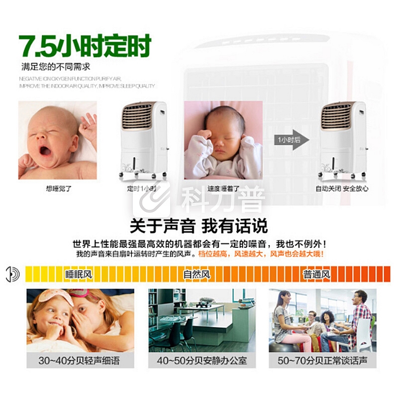 先锋 SINGFUN 先锋（SINGFUN） DG1288 遥控单冷型冷风扇/空调扇
