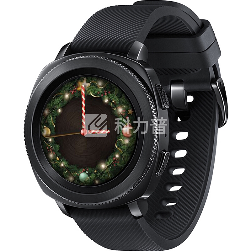 三星(SAMSUNG)Gear Sport运动手表 第二代智能手表 实时心率监测 GPS定位 兼容安卓和IOS 游泳防水 黑色