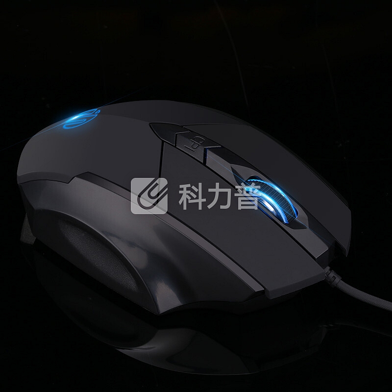 英菲克(INPHIC)PW1h有线游戏鼠标宏定义光电USB笔记本家用办公电脑台式CF电竞机械lol 黑色