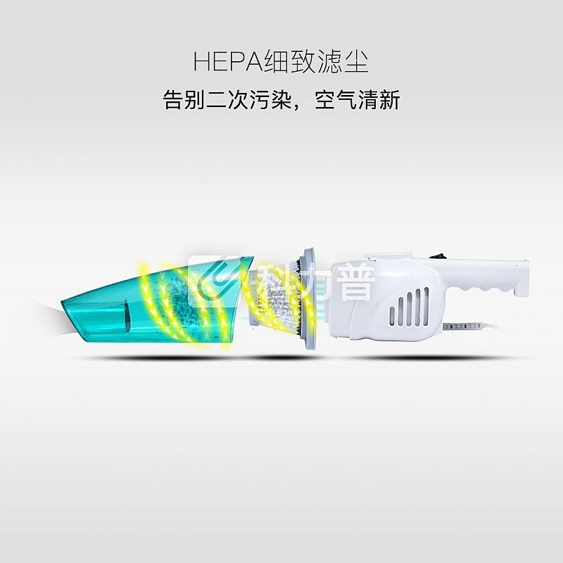 德尔玛(Deerma)DX128C小型手持吸尘器家用自营立式吸尘机