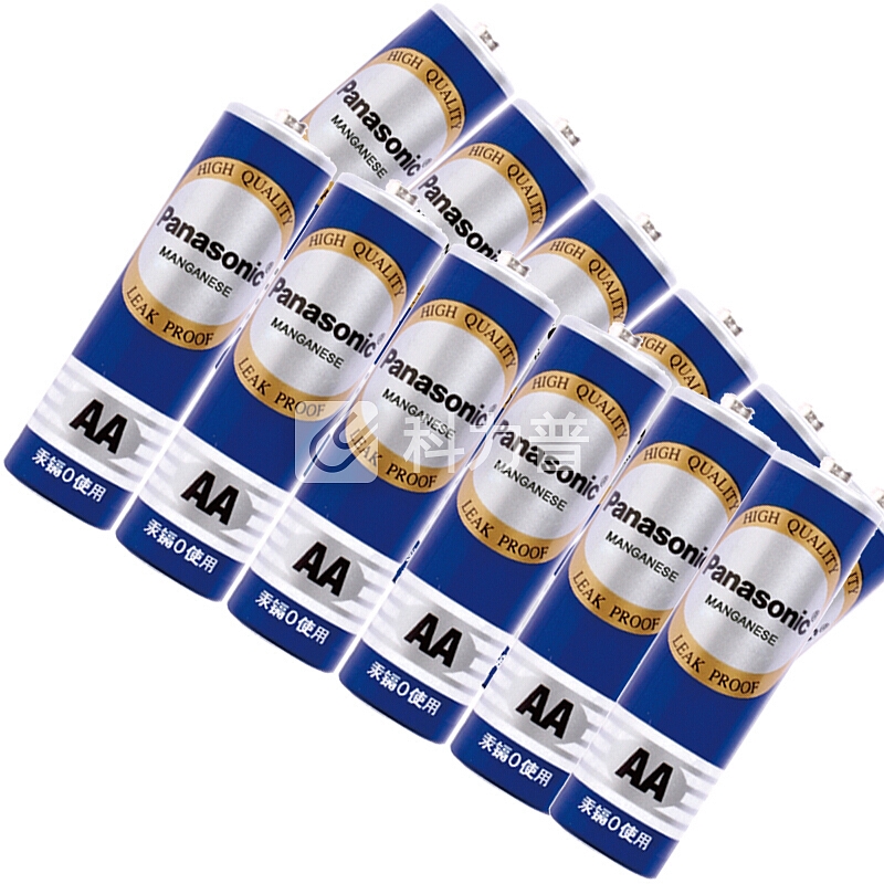松下(Panasonic)碳性5号五号干电池12节适用于遥控器玩具万用表门铃R6PNU/12SC