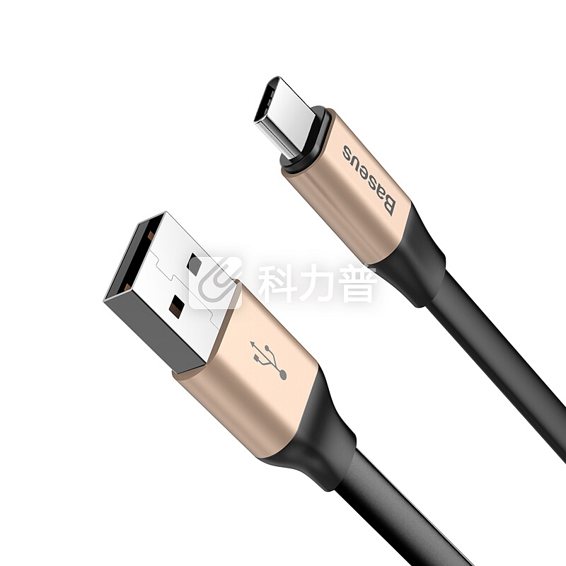 倍思 Type-C数据线 手机快充安卓充电器线 适用华为P20pro/P10/Mate20pro/荣耀10三星S9/小米8/Mix3 1.2米 金
