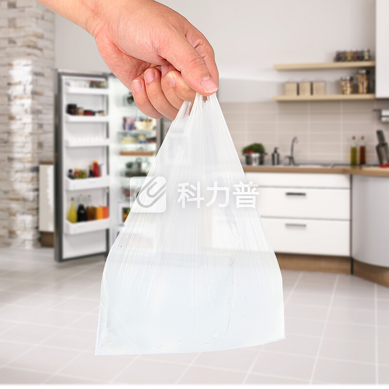 妙洁 背心式保鲜袋中号66只 加厚易打结